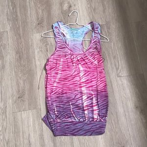 Animal print tank top